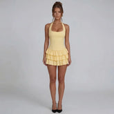 Helen Ruffle Mini Dress