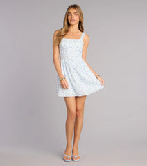 Garden Party Ditsy Floral Skater Dress