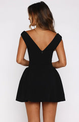 Pretty Problems Mini Dress Black