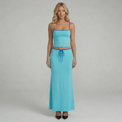 Demi Drawstring Maxi Set