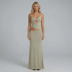 Viviana Mesh Maxi Dress
