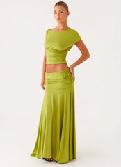 LIANA | RUCHED MAXI SET