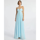 MONICA | HALTER MAXI DRESS
