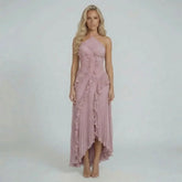 Nathalie Ruffle Maxi Dress