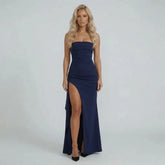 Eve Ruched Maxi Dress