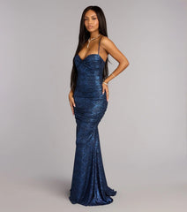 Josephine Glitter Mermaid Formal Dress