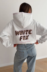 Vivid Light Oversized Hoodie Grey Marle