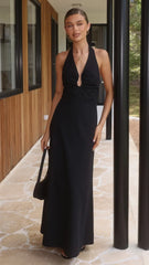 Larna Maxi Dress - Black