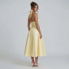 Ava Jacquard Midi Dress