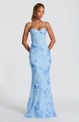 JOYCE | FLORAL CORSET MAXI DRESS