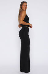 Broken Hearted Maxi Skirt Black