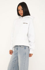 Vivid Light Oversized Hoodie Grey Marle