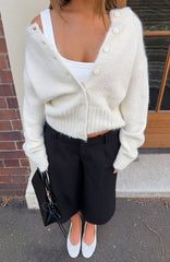 Velislava Knit Cardigan Off White
